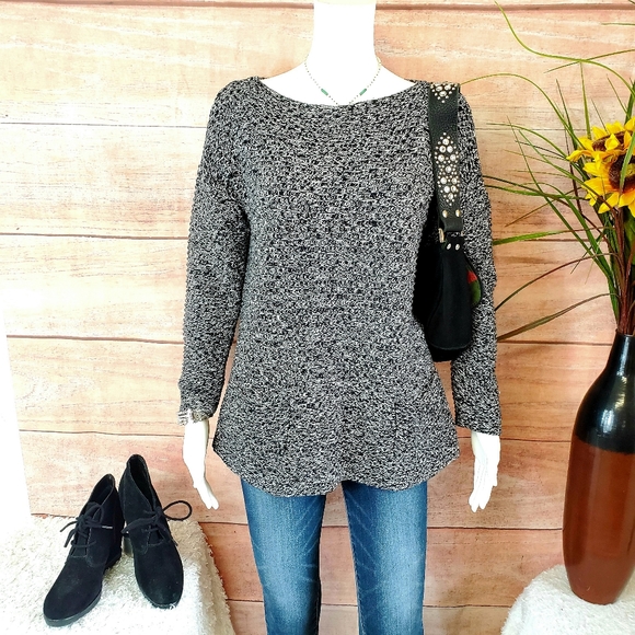 Vince Camuto soft knit marled yarn sweater tunic - Picture 6 of 9